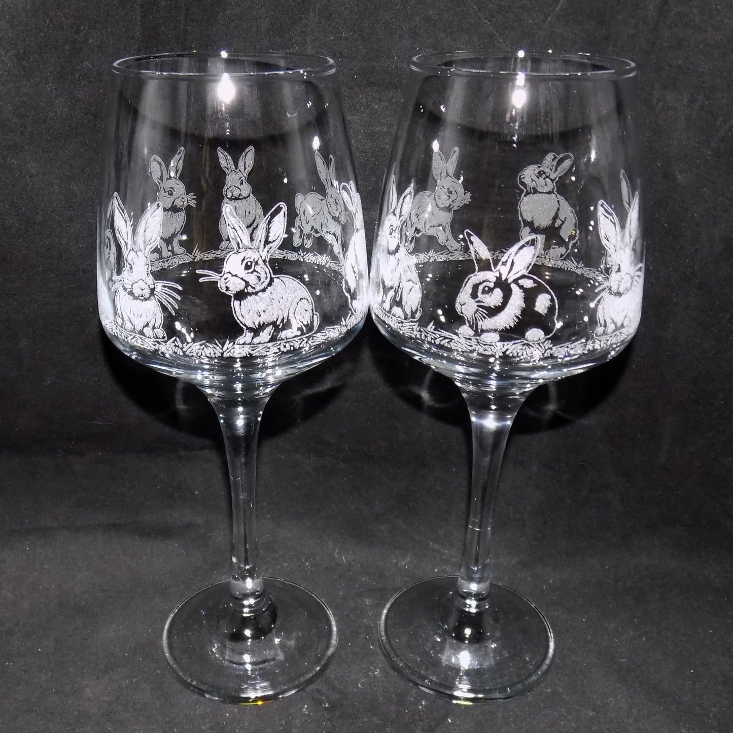 Rabbit Stemmed Wine Glass