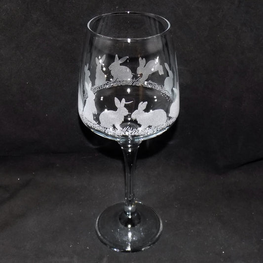 Rabbit Stemmed Wine Glass