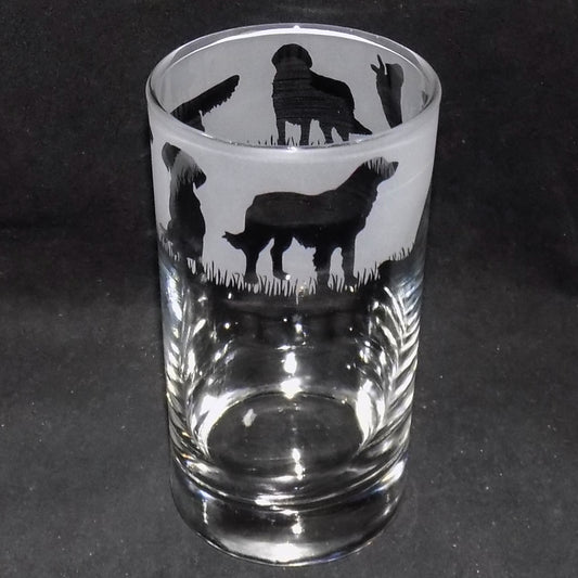 Golden Retriever Tall Glass