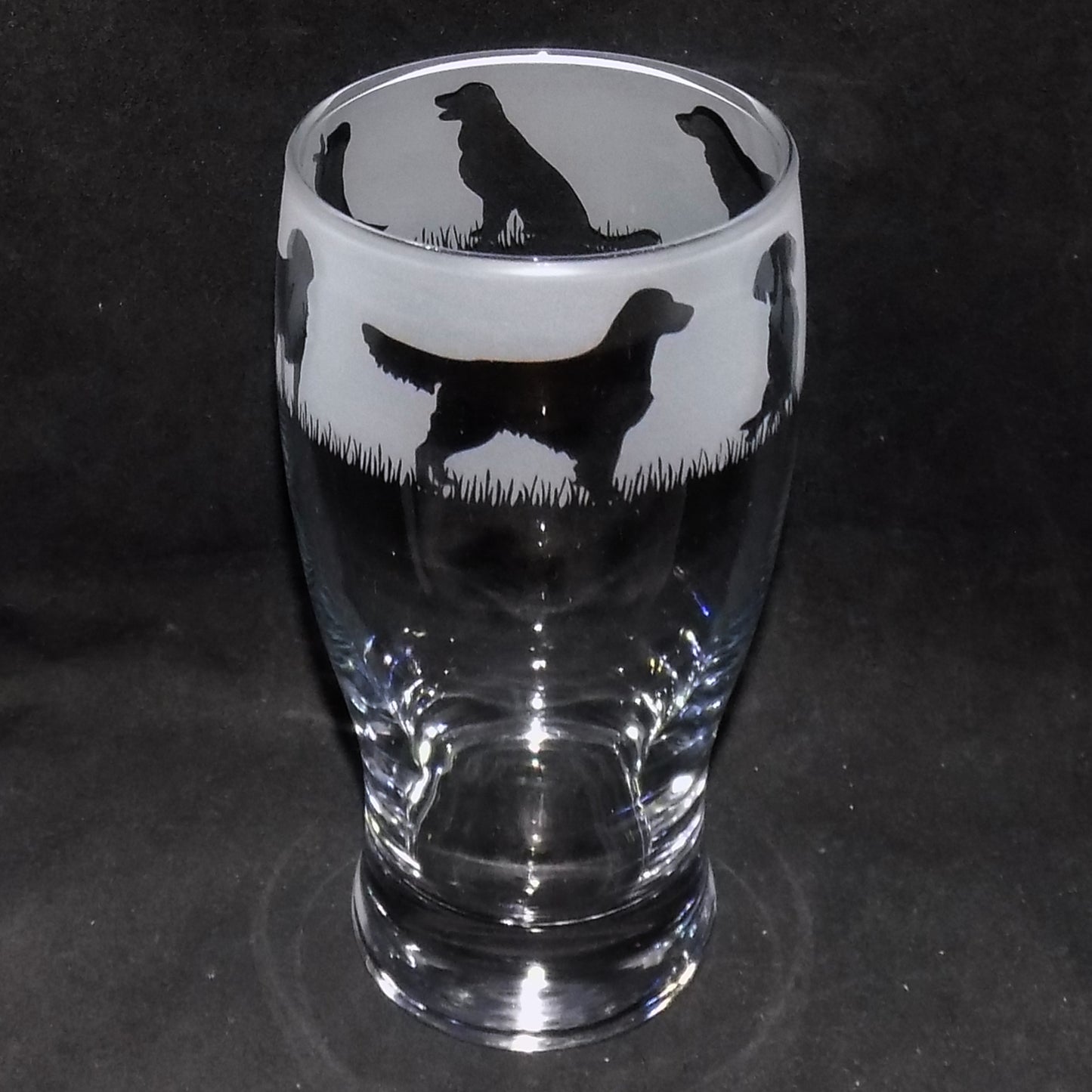 Golden Retriever Pint Glass