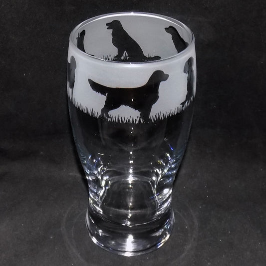 Golden Retriever Pint Glass