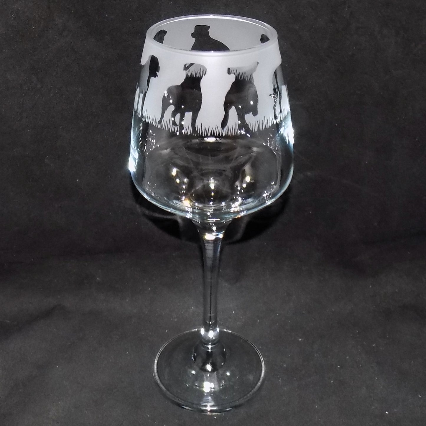 Rottweiler Stemmed Wine Glass