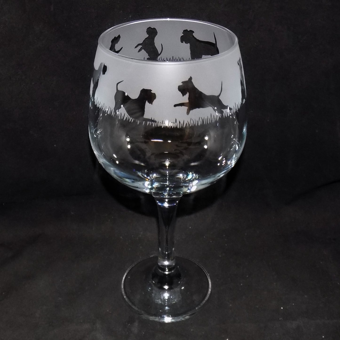 Schnauzer Gin Glass