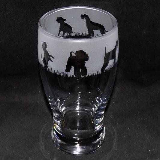 Schnauzer Pint Glass