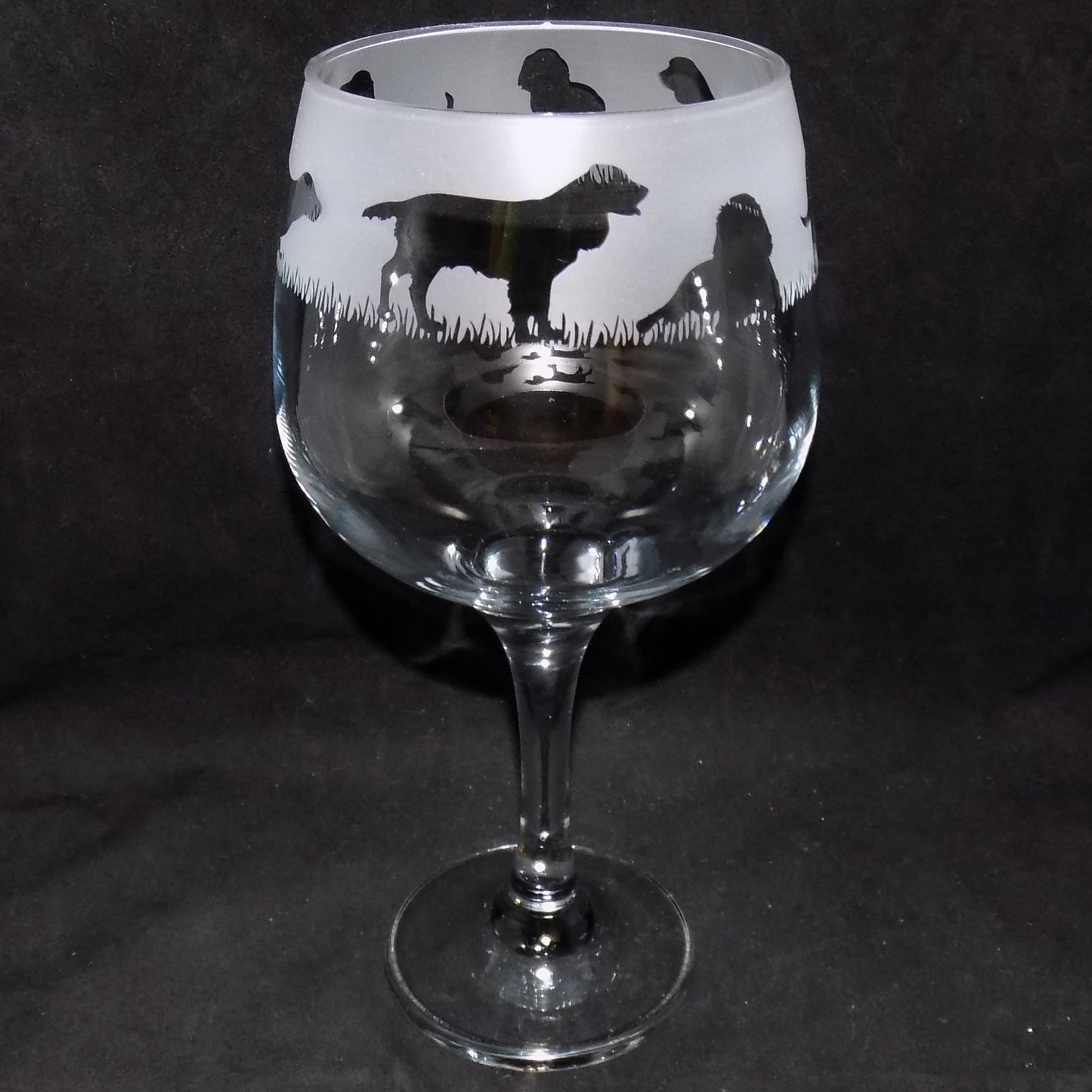 Springer Spaniel Gin Glass